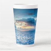 Tasse Latte Bora Bora Ocean View Photographie (Devant)