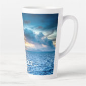 Tasse Latte Bora Bora Ocean View Photographie (Droite)