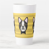 Tasse Latte Boston Terrier (Devant)