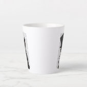 Tasse Latte Boston Terrier, Formal Hound et Casquette (Devant)