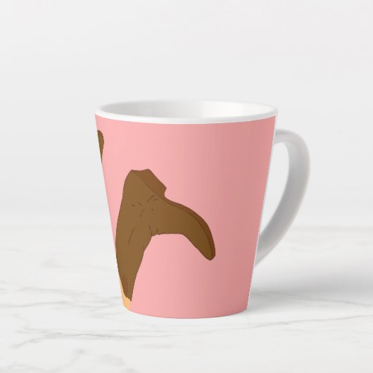 Tasse Latte Bottes Cowboy (Angle droit)