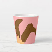 Tasse Latte Bottes Cowboy (Devant)