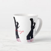 Tasse Latte Bottes en cuir noir à hauteur de cuisse Thunder_Co (Angle droit)