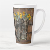 Tasse Latte Bottes Russe Texas Star Western Pistol Cowboy (Droite)