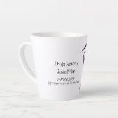 Tasse Latte Bouche de Whimsical Doula promotionnelle (Angle gauche)