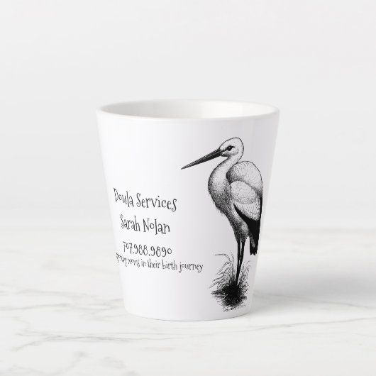 Tasse Latte Bouche de Whimsical Doula promotionnelle (Devant)