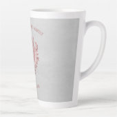 Tasse Latte Bouche en latte de coquille rose (Droite)