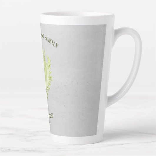 Tasse Latte Bouche en latte verte à cône (Droite)