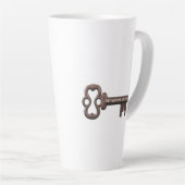 Tasse Latte Bouchon clé (Angle droit)