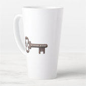 Tasse Latte Bouchon clé (Angle gauche)