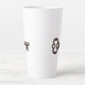 Tasse Latte Bouchon clé (Devant)