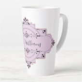 Tasse Latte Bouchon de café en latte pour mariée mariage perso (Angle droit)
