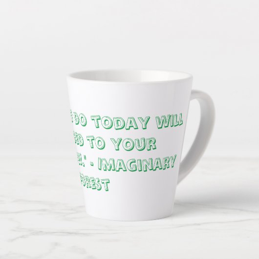 Tasse Latte Bouchon de café Latte (Angle droit)