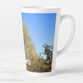 Tasse Latte Boucles d'automne Sky Dancing - Grande personnalis (Droite)