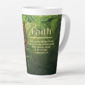 Tasse Latte Bouclier de foi (Angle droit)