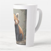 Tasse Latte Boue amoureux des animaux sauvage (Angle droit)