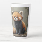 Tasse Latte Boue amoureux des animaux sauvage (Devant)