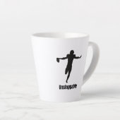 Tasse Latte Boue blanche imparable (Angle droit)
