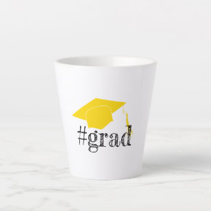 Tasse Latte Boue de café de fin d'études
