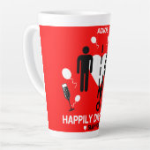 Tasse Latte Boue de survie du divorce (Angle gauche)