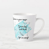 Tasse Latte Boue en latte bleue de la positivité (Droite)