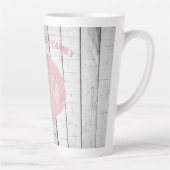 Tasse Latte Boue en latte de coquille de pétoncle rose (Droite)