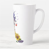 Tasse Latte Boue en latte de fleur de tournesol (Droite)