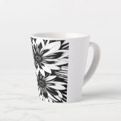 Tasse Latte Boue en latte de fleurs surdimensionnées (Angle droit)