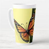 Tasse Latte Boue en latte de papillon de tournesol (Angle gauche)