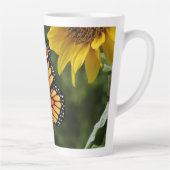 Tasse Latte Boue en latte de papillon de tournesol (Droite)