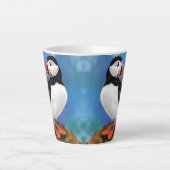 Tasse Latte Boue en latte d'Oiseau de Puffin de l'Atlantique - (Devant)
