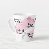 Tasse Latte Boue en latte rose (Angle gauche)