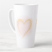Tasse Latte Boug Coeur Épargné (Angle gauche)
