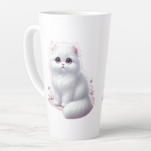 Tasse Latte Boug du matin (Angle gauche)