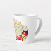 Tasse Latte Boug en latte " Pitcher avec Fruit (Angle droit)