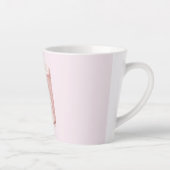 Tasse Latte Bougie d'amour rose (Droite)