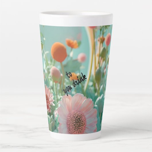 Tasse Latte boule de cercueil de rêve (Devant)