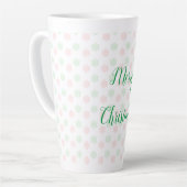 Tasse Latte Boule de neige de Noël (Angle gauche)