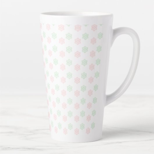 Tasse Latte Boule de neige de Noël (Droite)