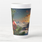 Tasse Latte boule de Noël (Devant)