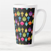 Tasse Latte Boule décorative de Noël rétro (Droite)