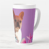 Tasse Latte Bouledogue français  (Angle droit)