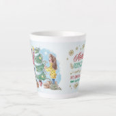 Tasse Latte Boules de bataille (Devant)