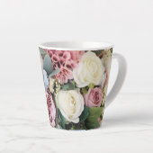 Tasse Latte Bouquet de fleurs Pastel (Angle droit)
