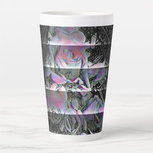 Tasse Latte Bouquet Technologique (Devant)