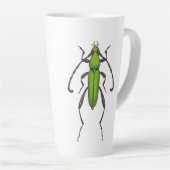 Tasse Latte Bousier vert (Angle droit)