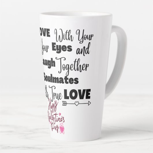 Tasse Latte Bouteille à café en latte (Angle droit)