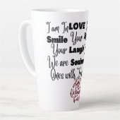 Tasse Latte Bouteille à café en latte (Angle gauche)