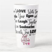 Tasse Latte Bouteille à café en latte (Devant)