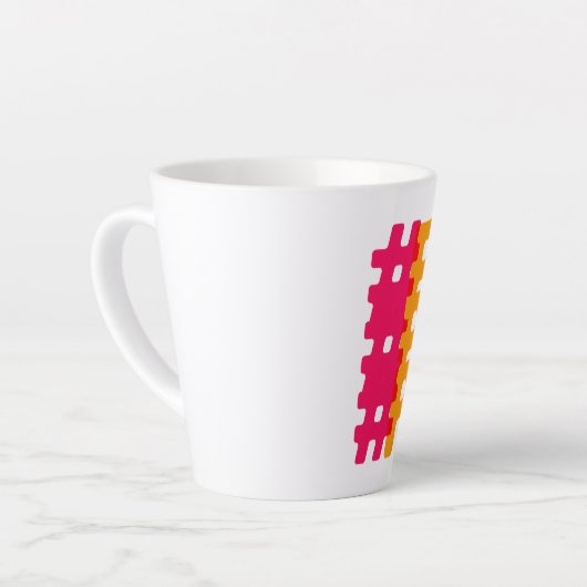 Tasse Latte Bouteille de fierté (Angle gauche)